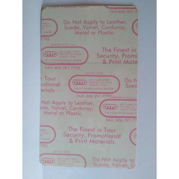 Elton John Backstage Pass Original Vintage 1989 - 1990 The World Tour Purple VIP - Picture 2 of 2